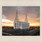 Layton Utah Golden Glow Sunset