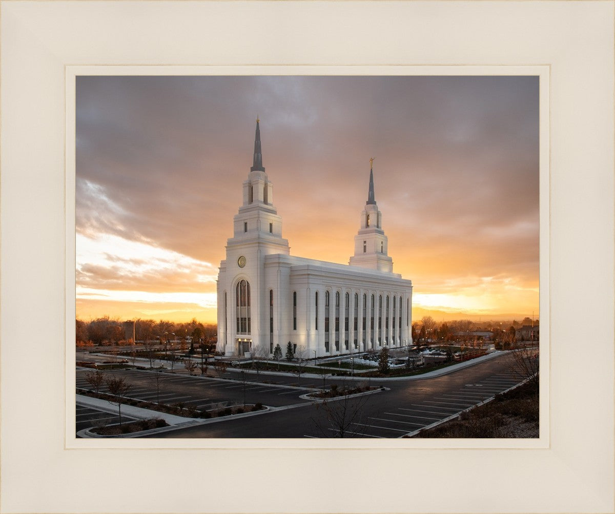 Layton Utah Golden Glow Sunset