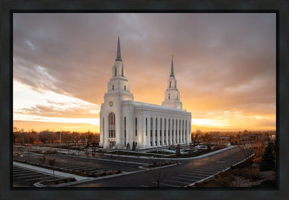 Layton Utah Golden Glow Sunset