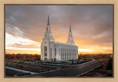 Layton Utah Golden Glow Sunset