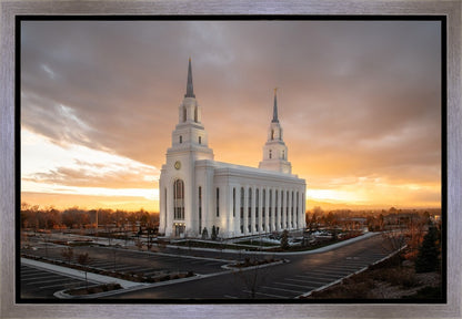 Layton Utah Golden Glow Sunset