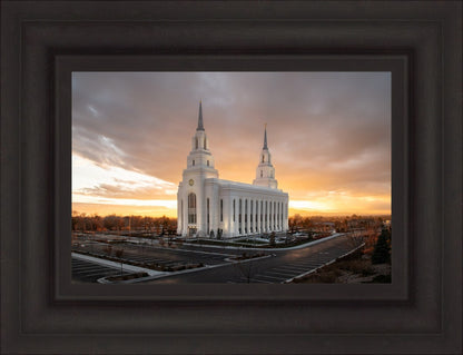 Layton Utah Golden Glow Sunset