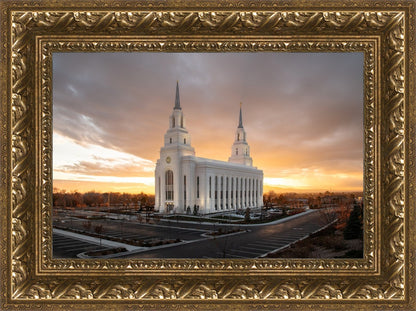 Layton Utah Golden Glow Sunset