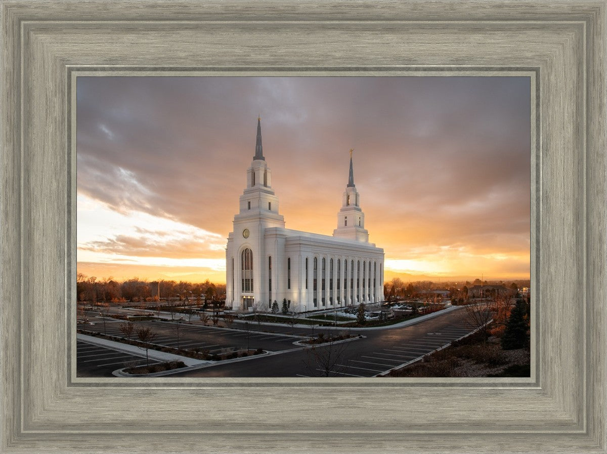 Layton Utah Golden Glow Sunset