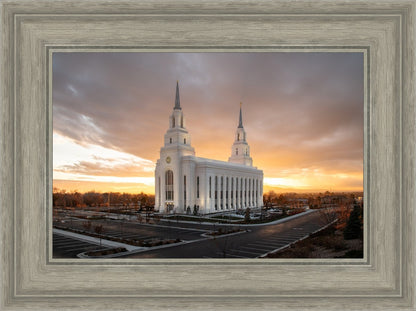 Layton Utah Golden Glow Sunset