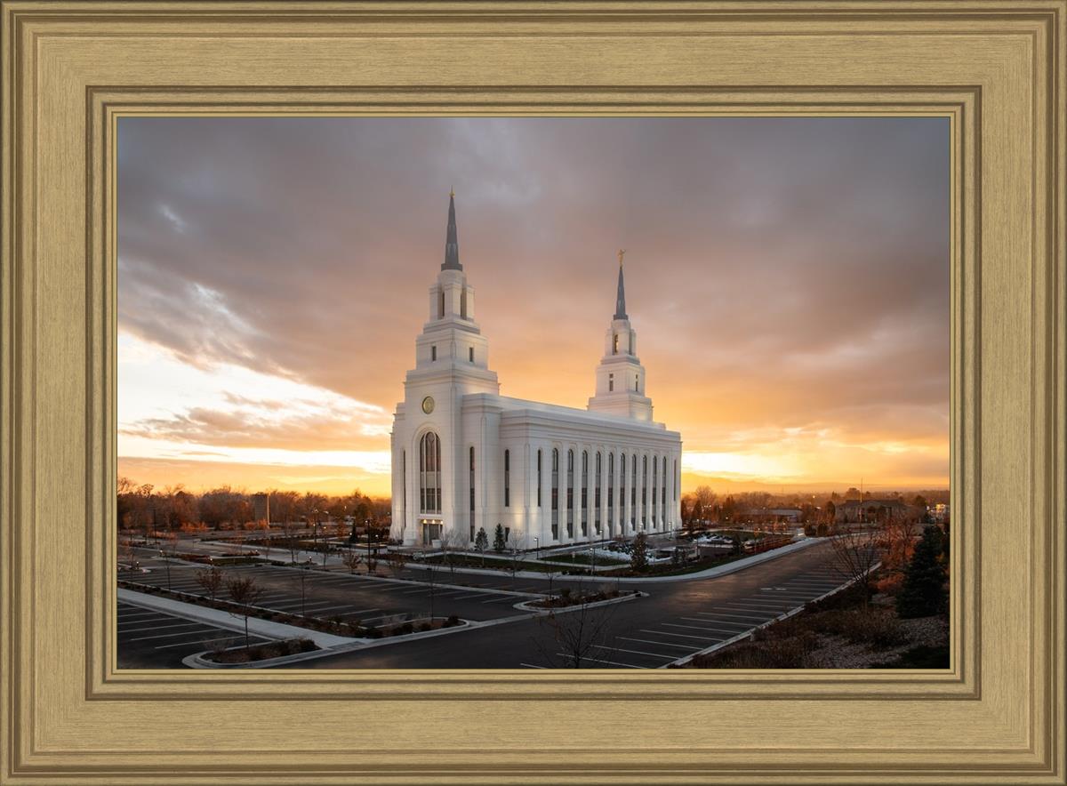 Layton Utah Golden Glow Sunset