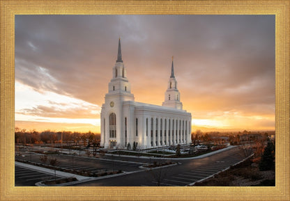 Layton Utah Golden Glow Sunset