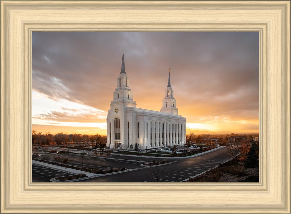 Layton Utah Golden Glow Sunset