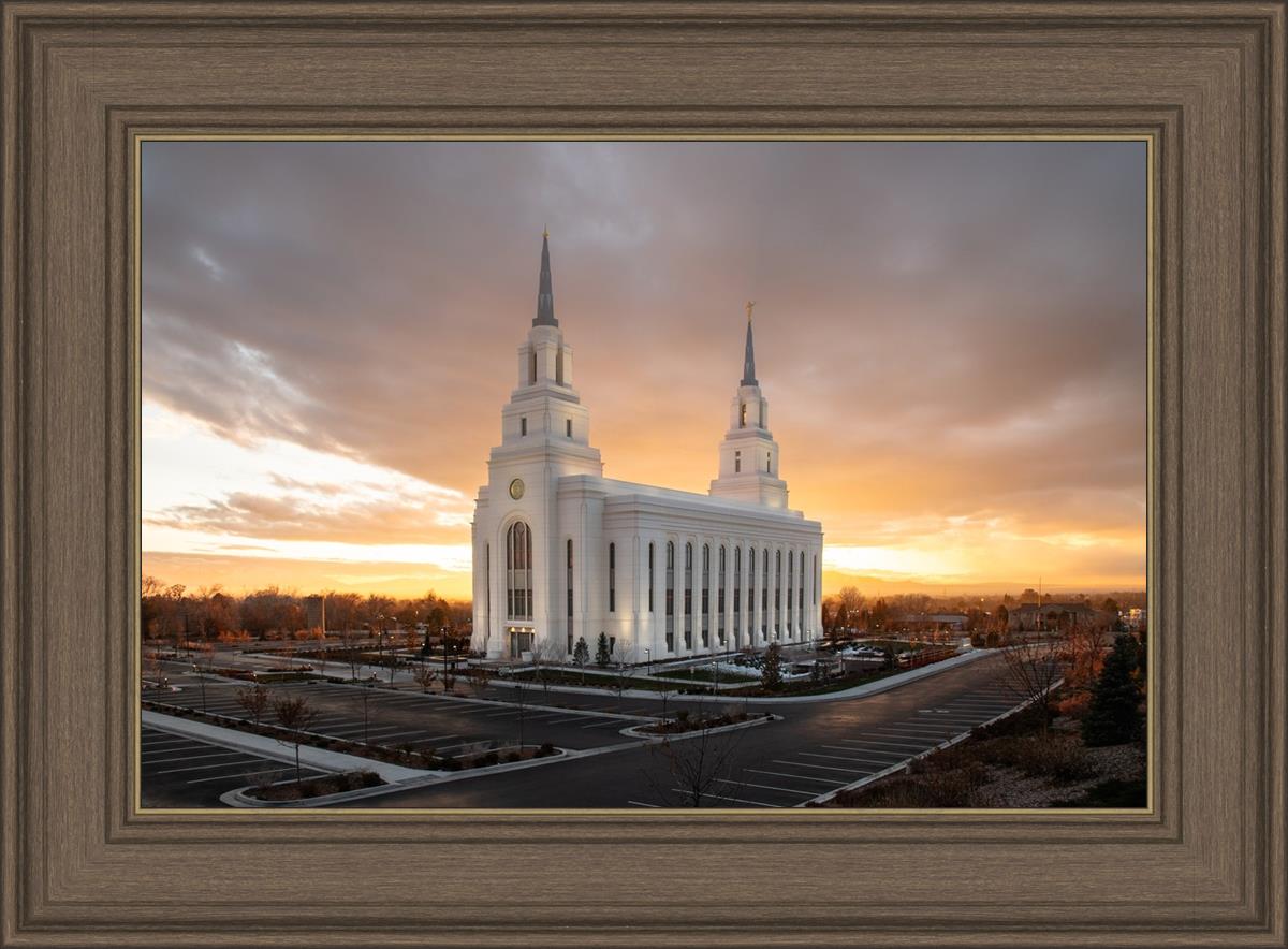 Layton Utah Golden Glow Sunset