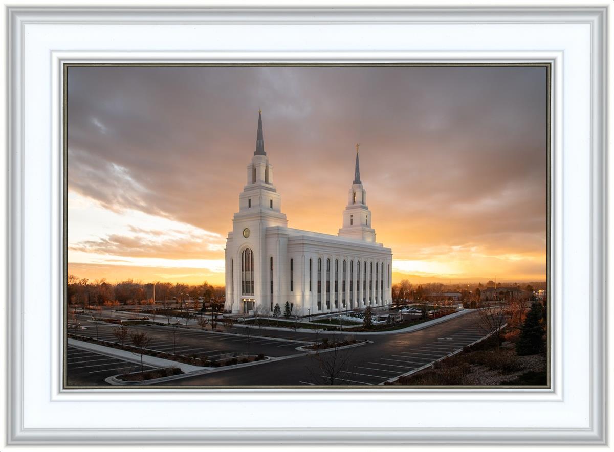 Layton Utah Golden Glow Sunset