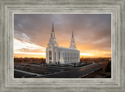 Layton Utah Golden Glow Sunset