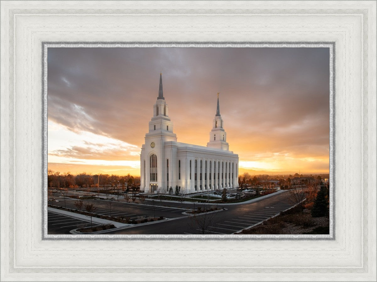 Layton Utah Golden Glow Sunset