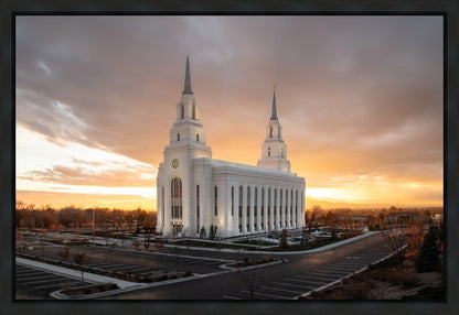 Layton Utah Golden Glow Sunset