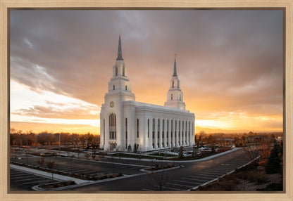 Layton Utah Golden Glow Sunset