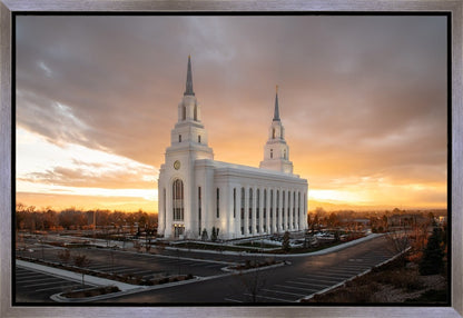 Layton Utah Golden Glow Sunset