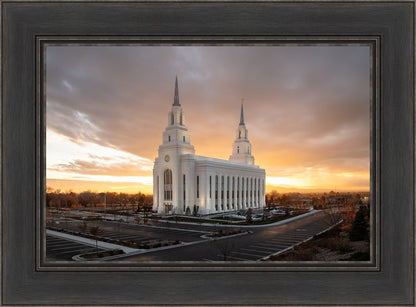 Layton Utah Golden Glow Sunset