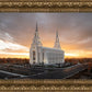 Layton Utah Golden Glow Sunset