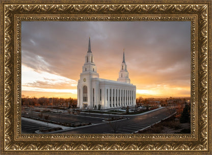 Layton Utah Golden Glow Sunset