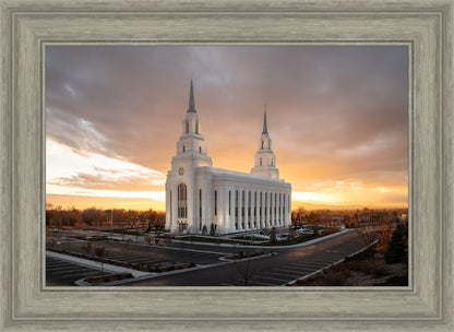 Layton Utah Golden Glow Sunset