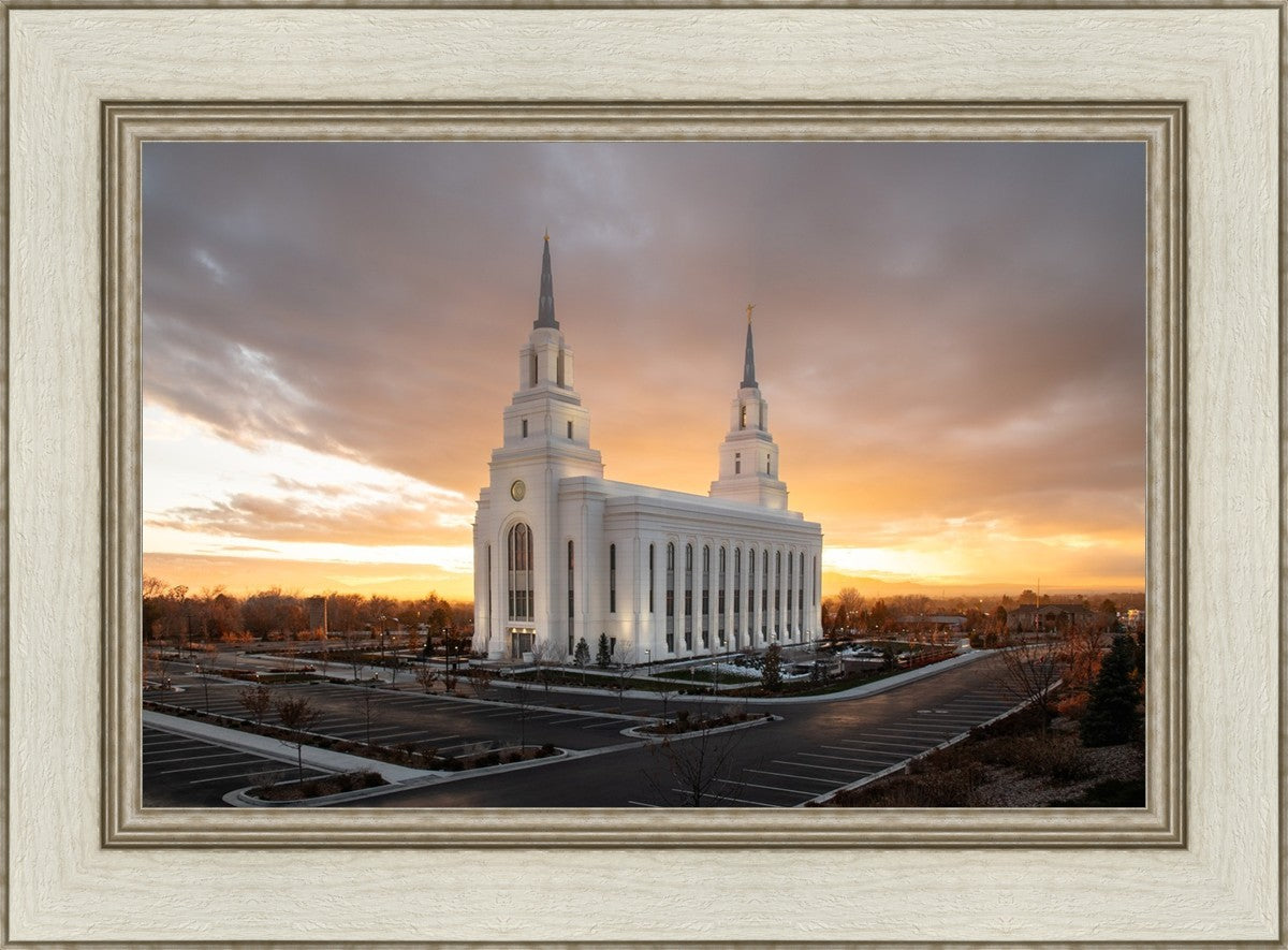 Layton Utah Golden Glow Sunset