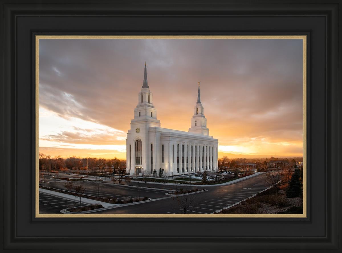 Layton Utah Golden Glow Sunset