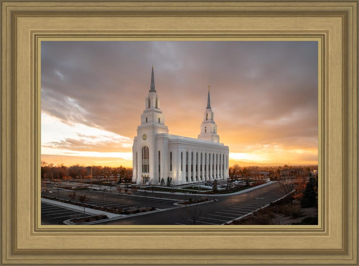 Layton Utah Golden Glow Sunset