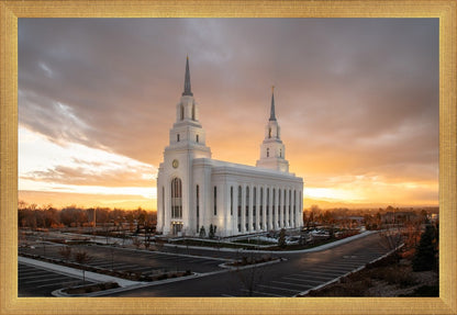 Layton Utah Golden Glow Sunset