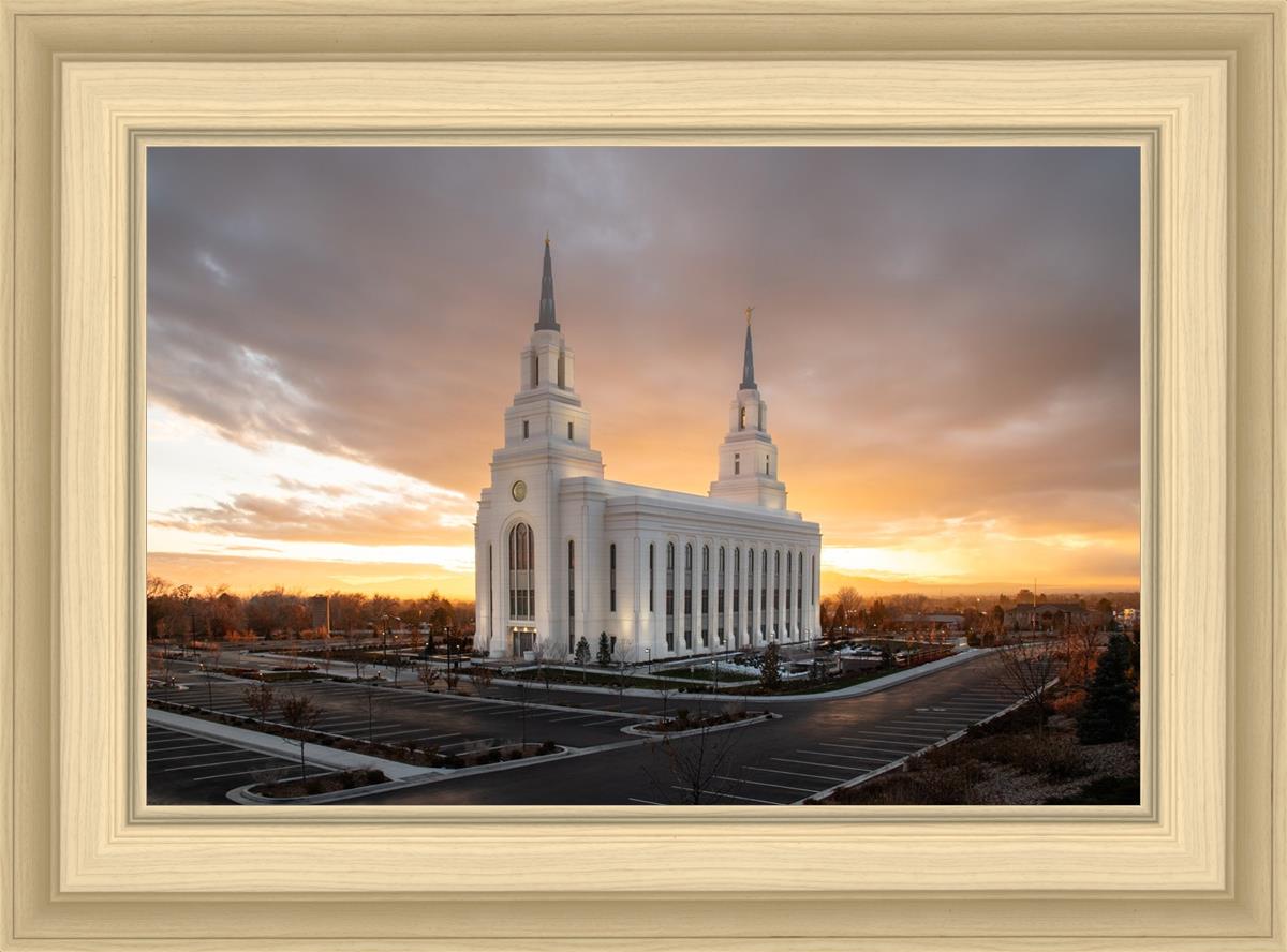 Layton Utah Golden Glow Sunset