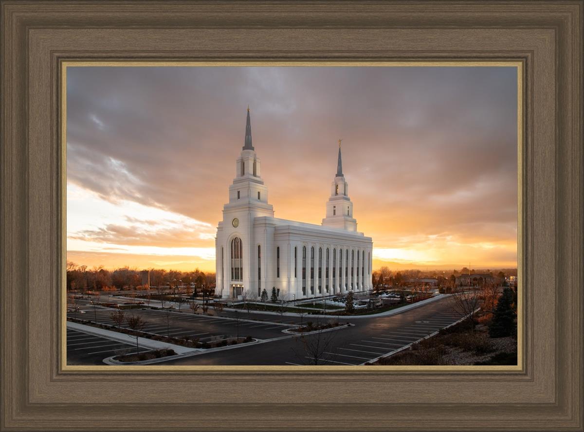 Layton Utah Golden Glow Sunset