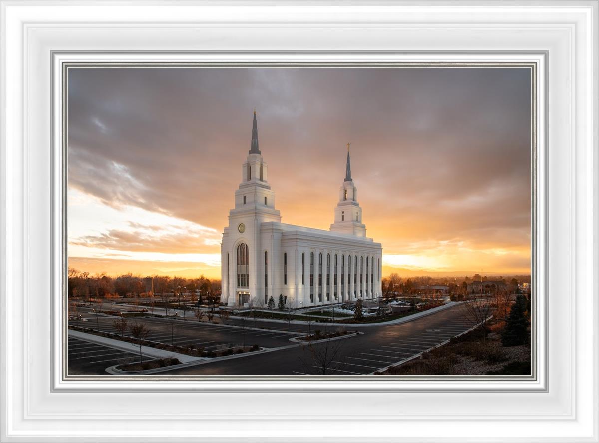 Layton Utah Golden Glow Sunset