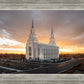 Layton Utah Golden Glow Sunset