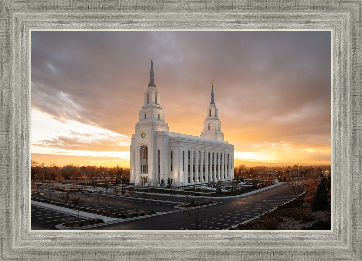Layton Utah Golden Glow Sunset