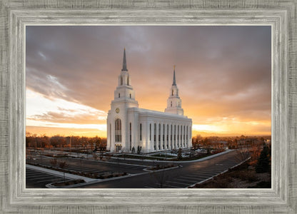 Layton Utah Golden Glow Sunset