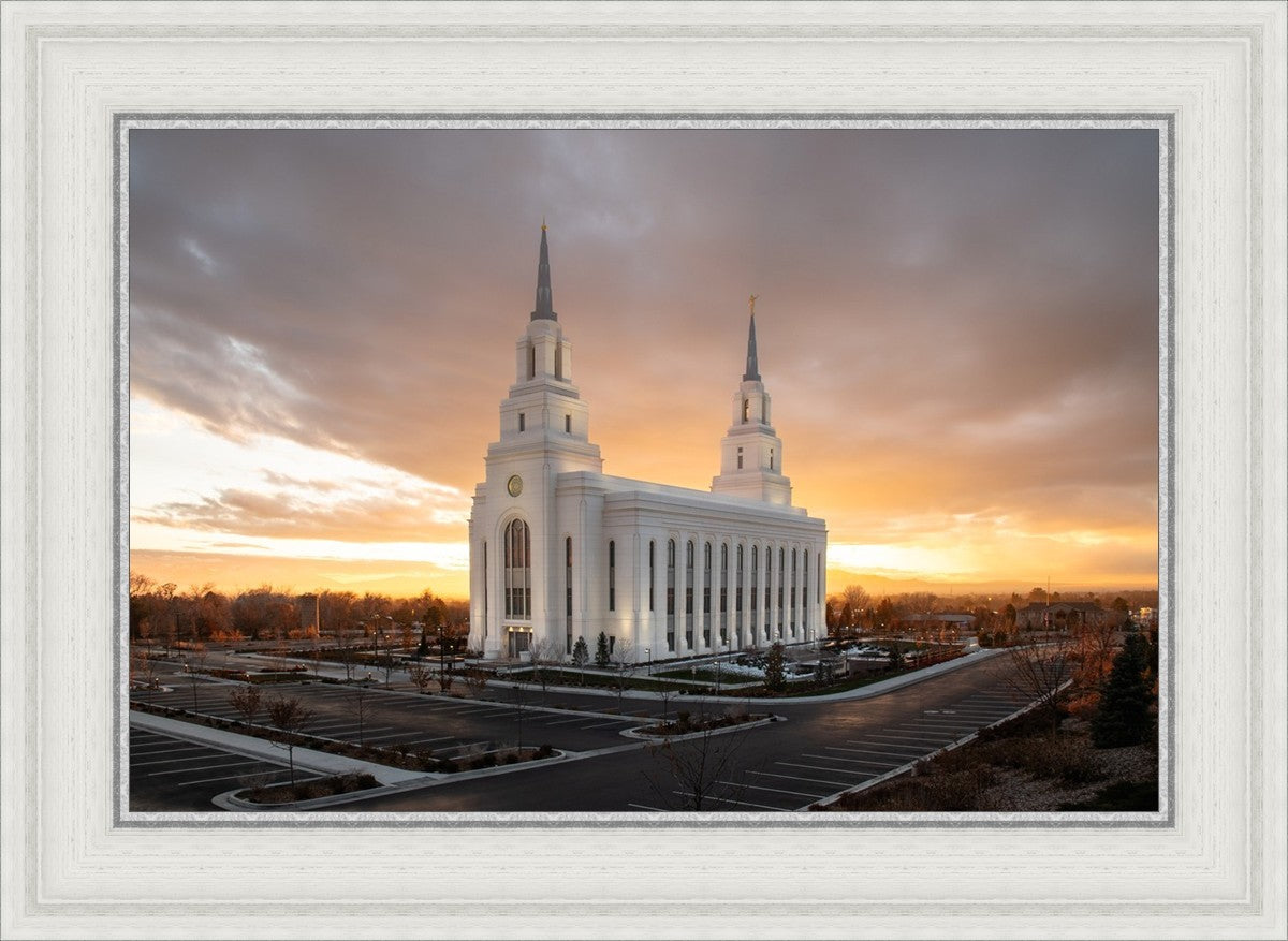 Layton Utah Golden Glow Sunset