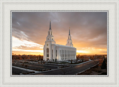 Layton Utah Golden Glow Sunset