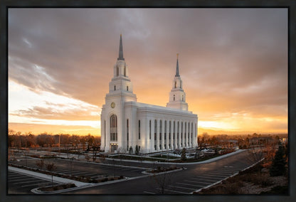 Layton Utah Golden Glow Sunset