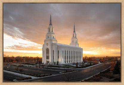 Layton Utah Golden Glow Sunset