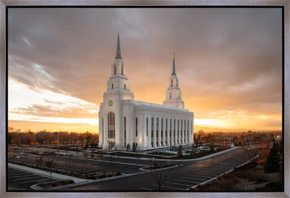 Layton Utah Golden Glow Sunset