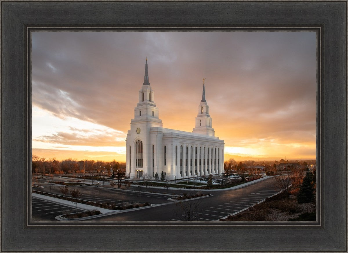 Layton Utah Golden Glow Sunset