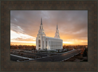 Layton Utah Golden Glow Sunset