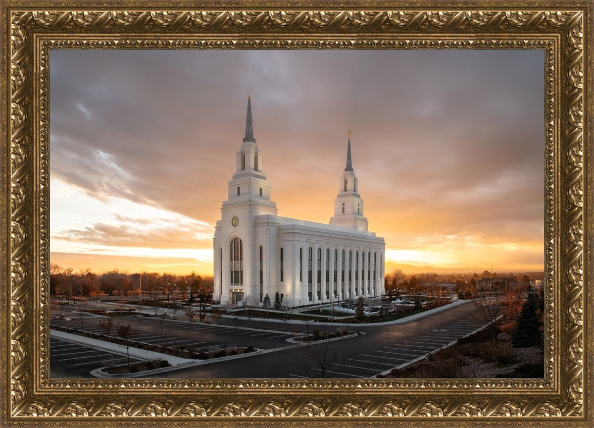 Layton Utah Golden Glow Sunset