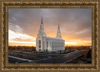 Layton Utah Golden Glow Sunset
