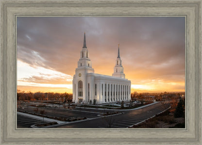 Layton Utah Golden Glow Sunset