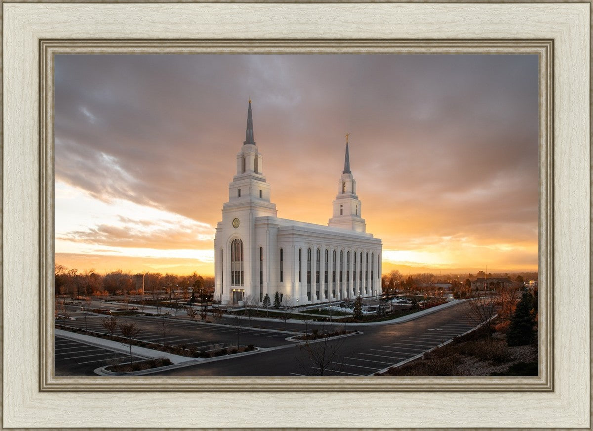 Layton Utah Golden Glow Sunset