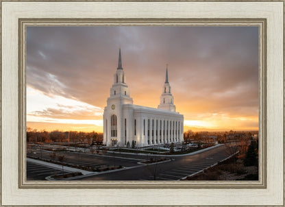 Layton Utah Golden Glow Sunset