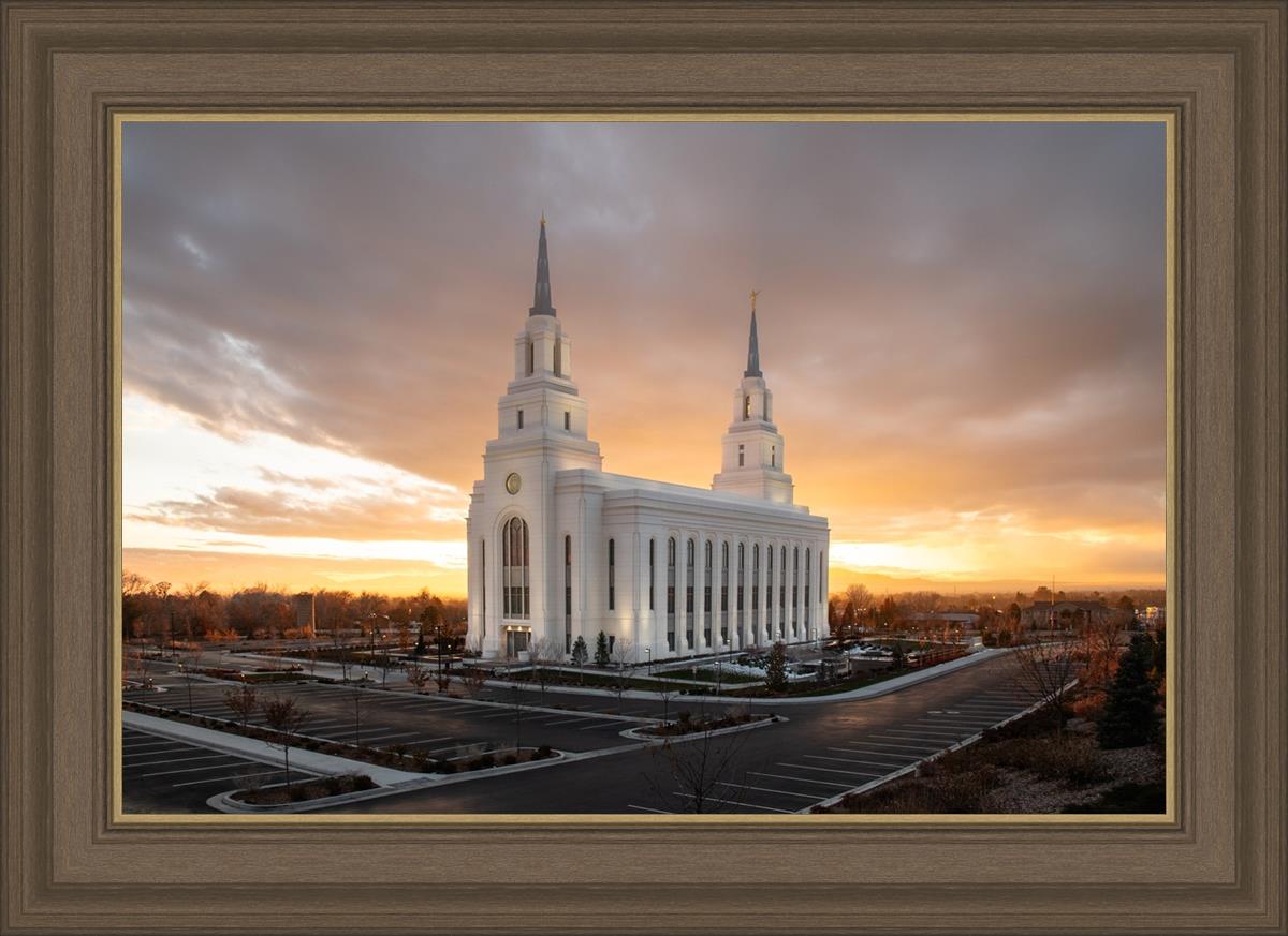 Layton Utah Golden Glow Sunset