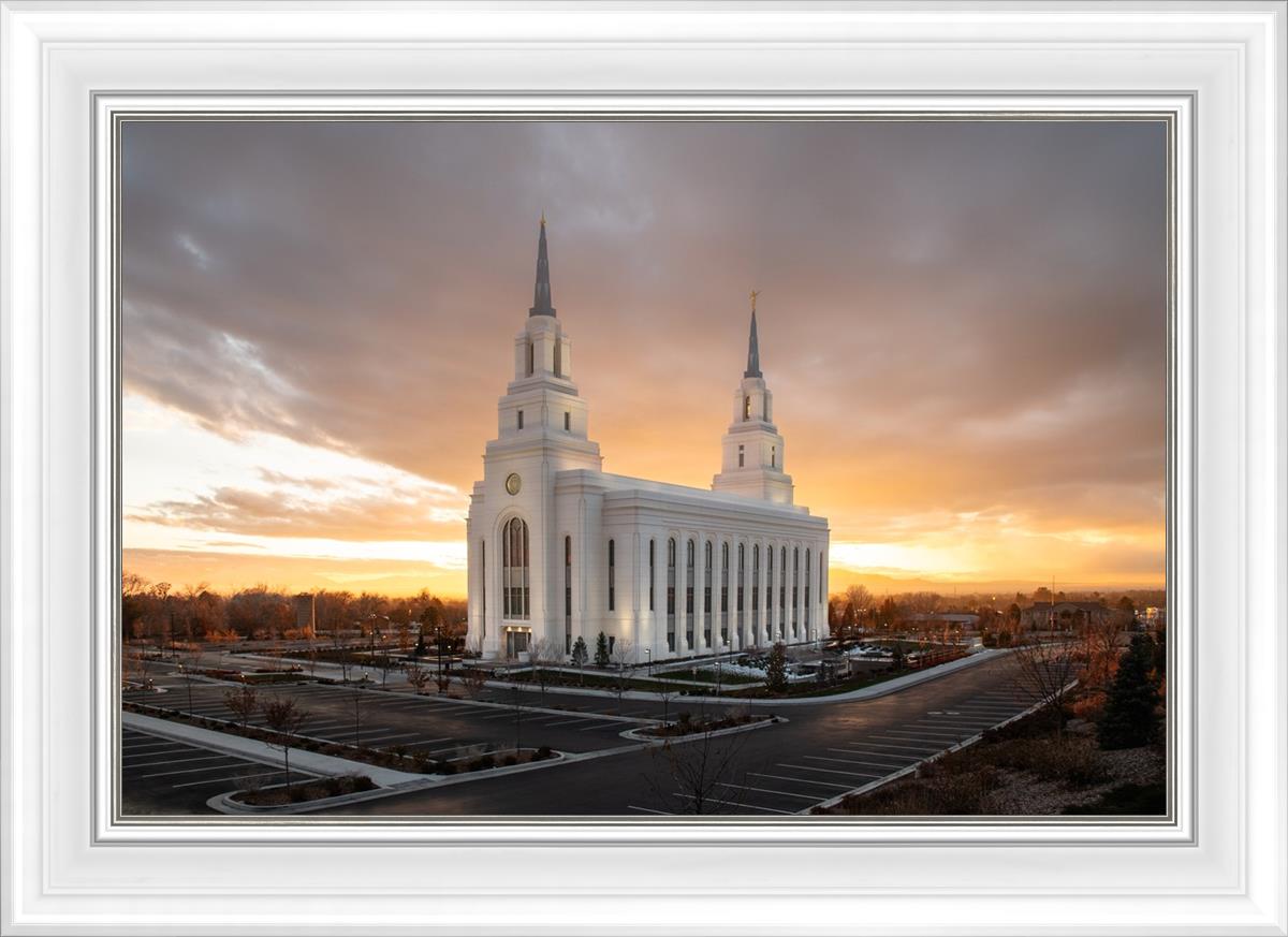 Layton Utah Golden Glow Sunset