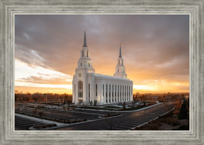 Layton Utah Golden Glow Sunset