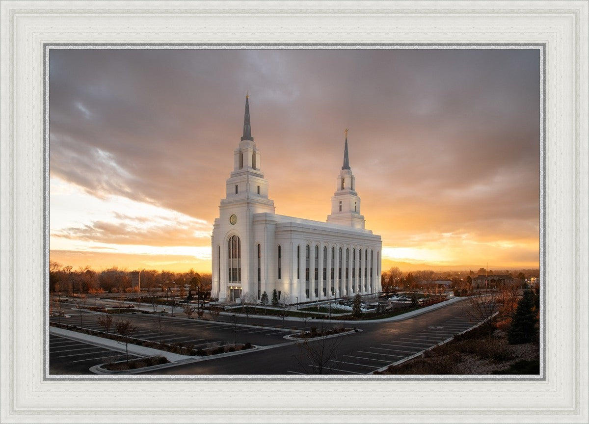 Layton Utah Golden Glow Sunset