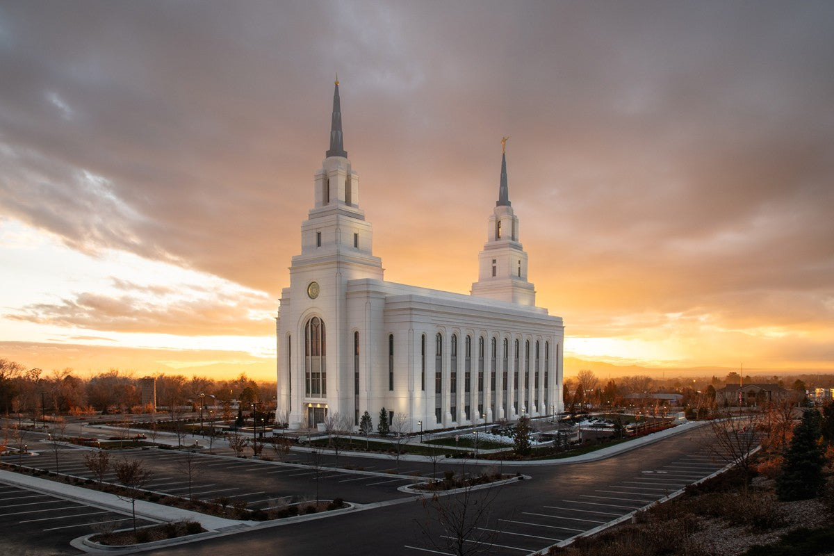 Layton Utah Golden Glow Sunset